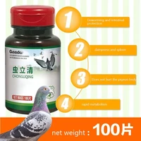 100 Count Pigeon Deworming Tablets Nutritional Supplement for Pet - Roundworm Nematode Arthropod Coccidia Tapeworm Removal 4