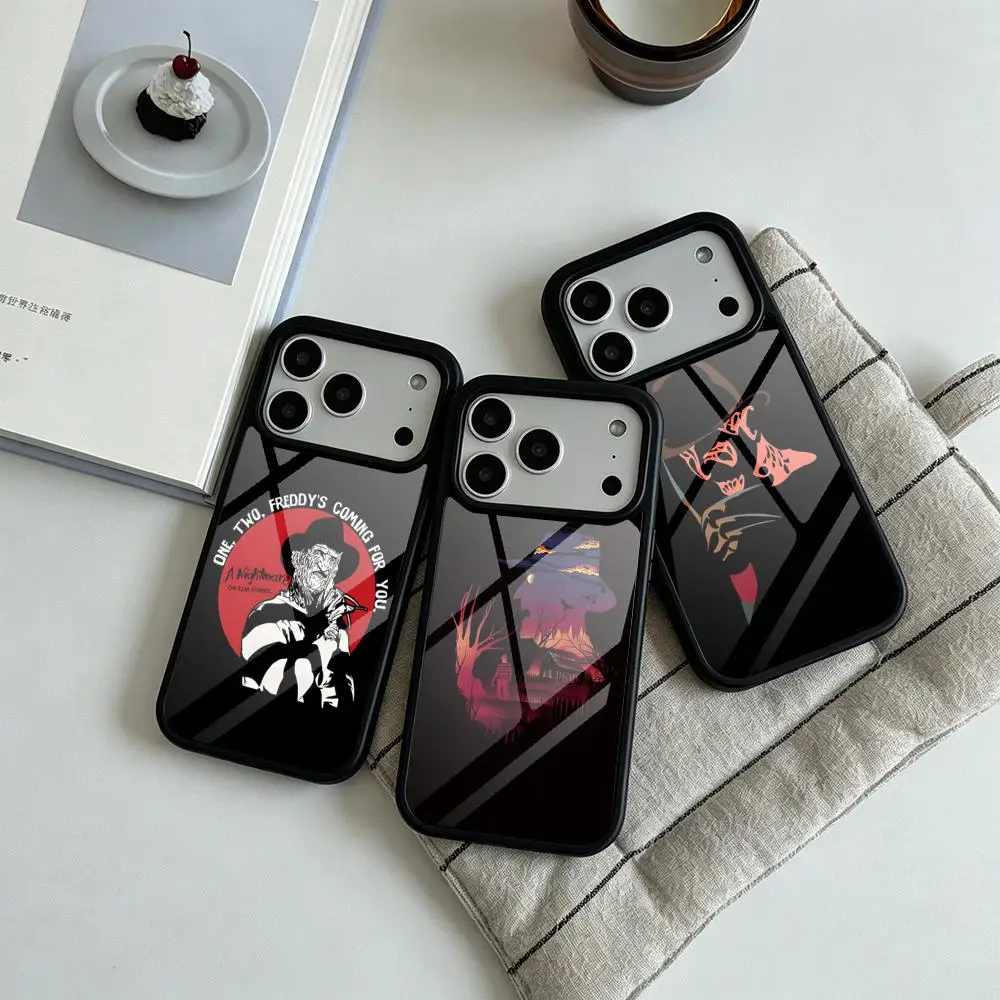 

Freddy Kruger Horror Movie Art Phone Case Silicone PC+TPU Case For IPhone 17 16 14 11 12 15 13 Pro Max 8 7 6 Plus X SE XR Hard