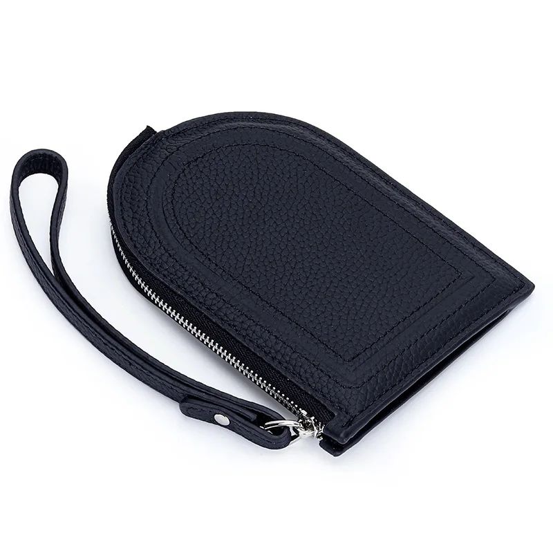 2023 New Arrival Women\'s Coin Purse, Made of Genuine Leather, Ultra-thin One-piece Wallet with Multiple Card Slots and Handheld