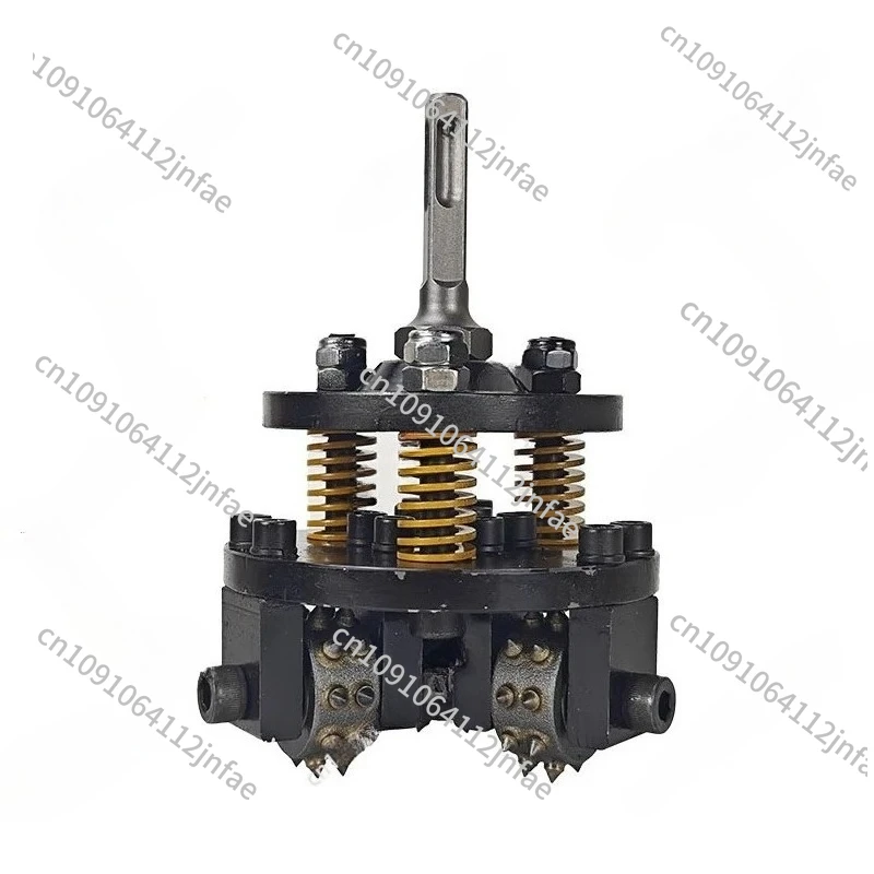 

Three-Head Alloy Grinding Disc for Concrete Wall Chiseling | Durable Hammer Head for Wall Removal