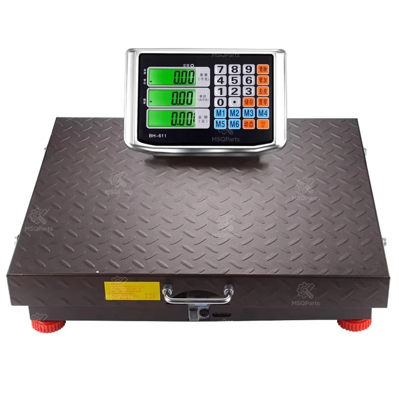 Detachable Handheld Wireless Electronic Scale 500kg 600kg Commercial Platform Scale for Pig Sheep Livestock Weighing