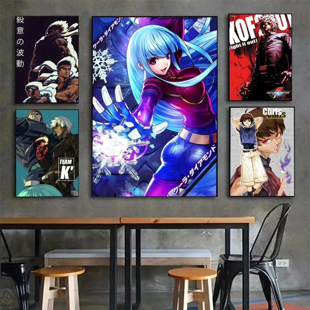 Game T-The King of F-Fighters Poster Poster Painting Wall Art Mural for Living Room Home Decor and Gifts