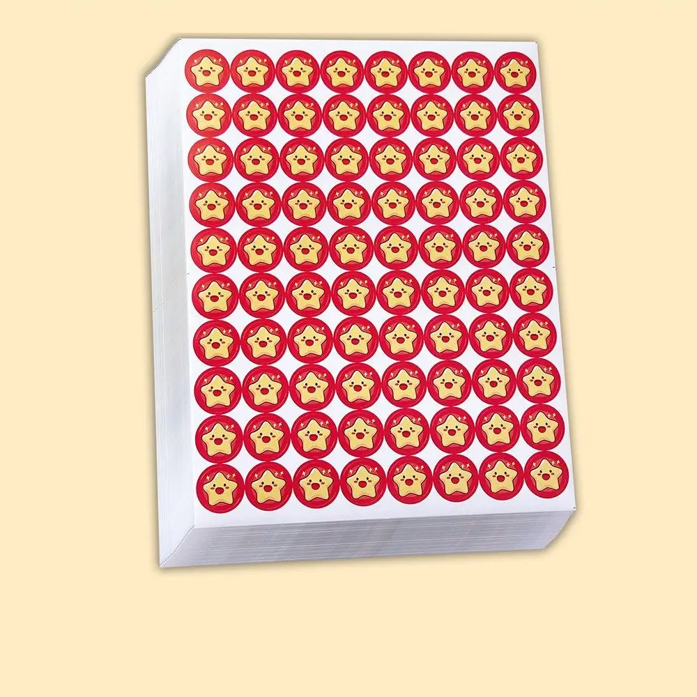 

800 Pcs/Bag Cute Star Reward Stickers Self-adhesive Multi-purpose Encouragement Motivational Sticker Multifunction