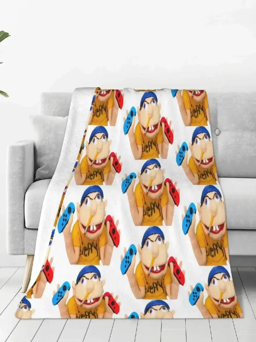 Sml Jeffy Weighted Throw Blanket Portable AntiPilling Soft Thick Blanket for Winter Living Room