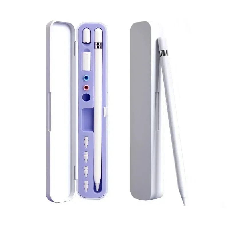 1st Box For Apple Pencil 2 1 Cover Gen For Apple Pencil 2nd Generation Stylus Pen Holder Protective Case Ipad Pen Accessories