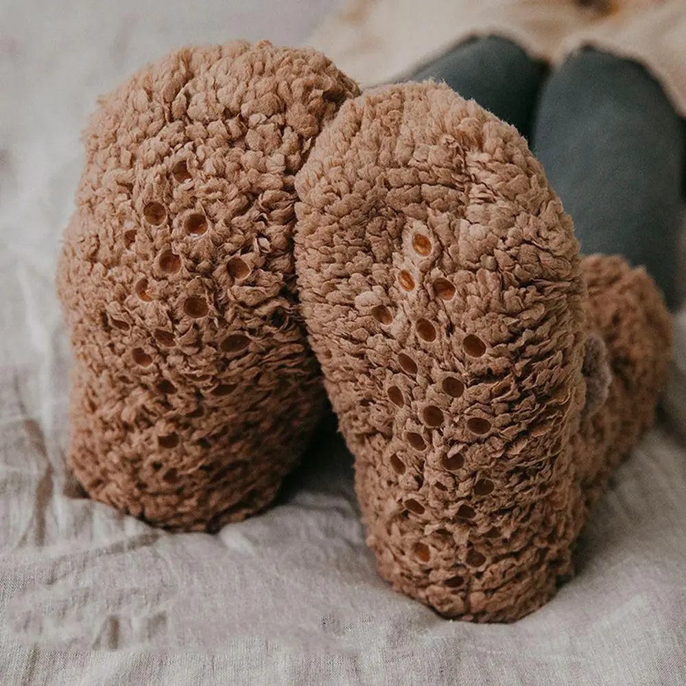 

Флисовые носки женские с вышивкой, зимние домашние носки, нескользящие, толстые, термоноски, зимние носки средней длины с животным принтом, мужские и женские