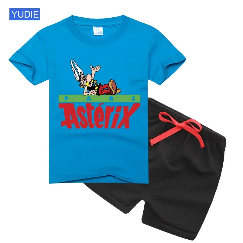 

Summer Baby Boys Girls Cartoon T Shirt + Shorts Set Clothes Kids Cute Cartoon 2pcs Children Pajamas Girls Clothing Sets