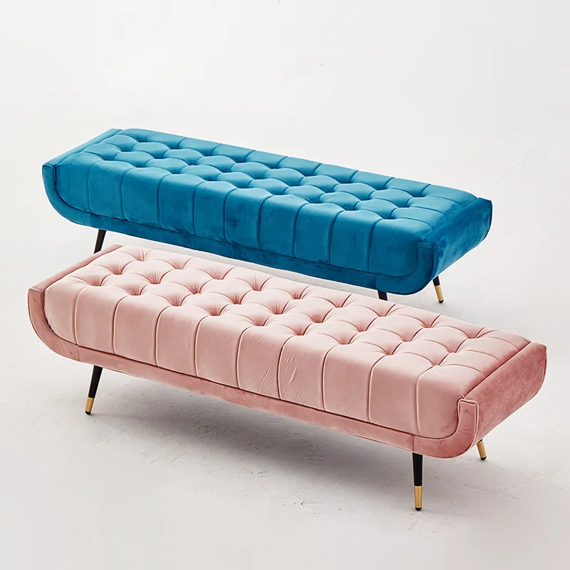 

Nordic bedside stool, simple modern cloakroom, living room, American sofa, bench, clothing store, shoe changing stool