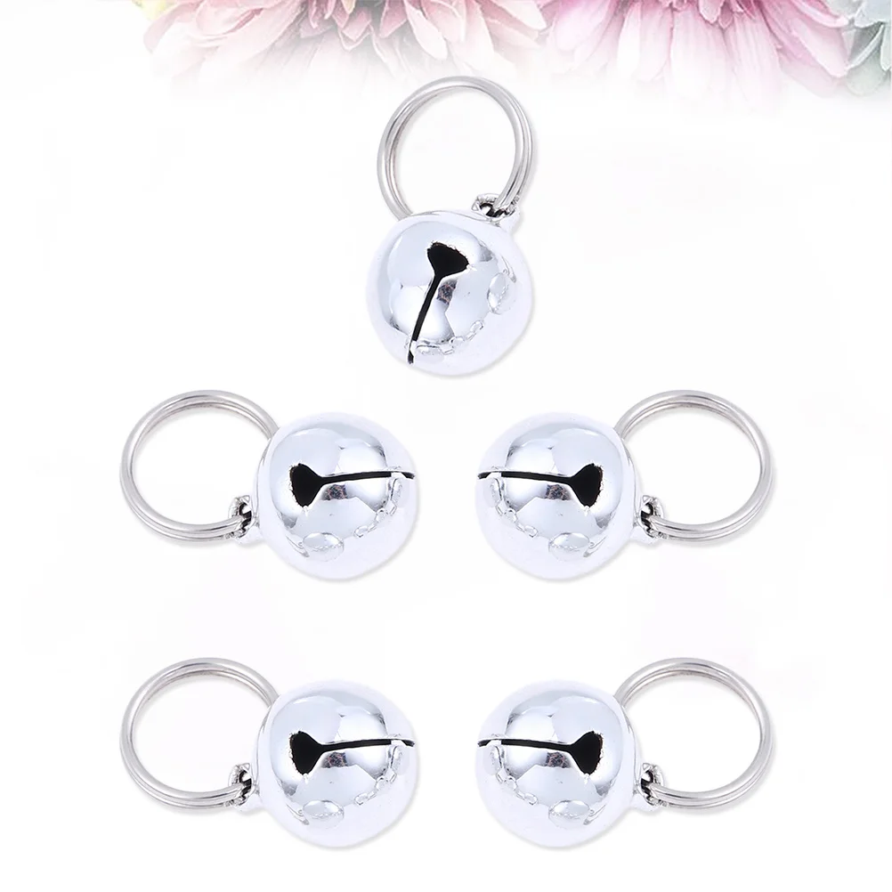 5 Buah Lonceng Hewan Peliharaan Bahan Stainless Steel, Suara Terkeras, Melindungi Burung, Satwa Liar, Mengusir Kucing Anjing, Lonceng Tembaga Emas