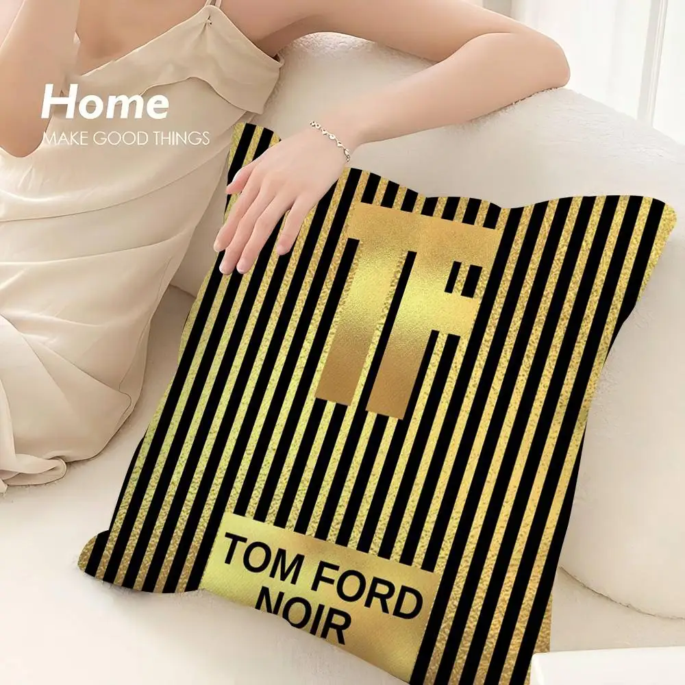 الفاخرة T-Tom F-Ford كيس وسادة ثلاثية الأبعاد طباعة ألياف البوليستر 40*40 سنتيمتر أريكة المنزل رمي الديكور مهرجان هدية