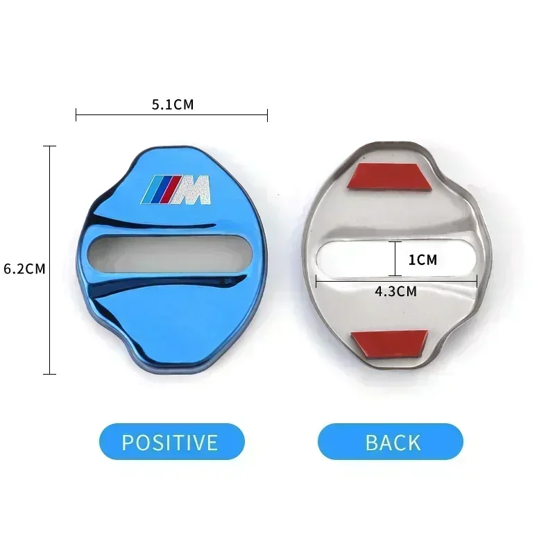 

For BMW Series 3 G20 Series 2 G42 iX-xDrive50 I20 4pcs Car Styling Door Lock Cover Stainless Steel Auto Door Latch Trim Sticker