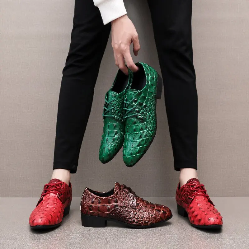 

Size 40 - 50 Classic Men Formal Leather Shoes American Casual Lace Business Party Fashion Shoes Italian Social Shoes Man