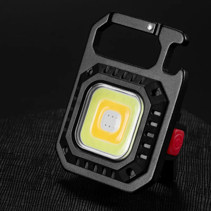Compact Multifunctional Mini LED Flashlight Keychain