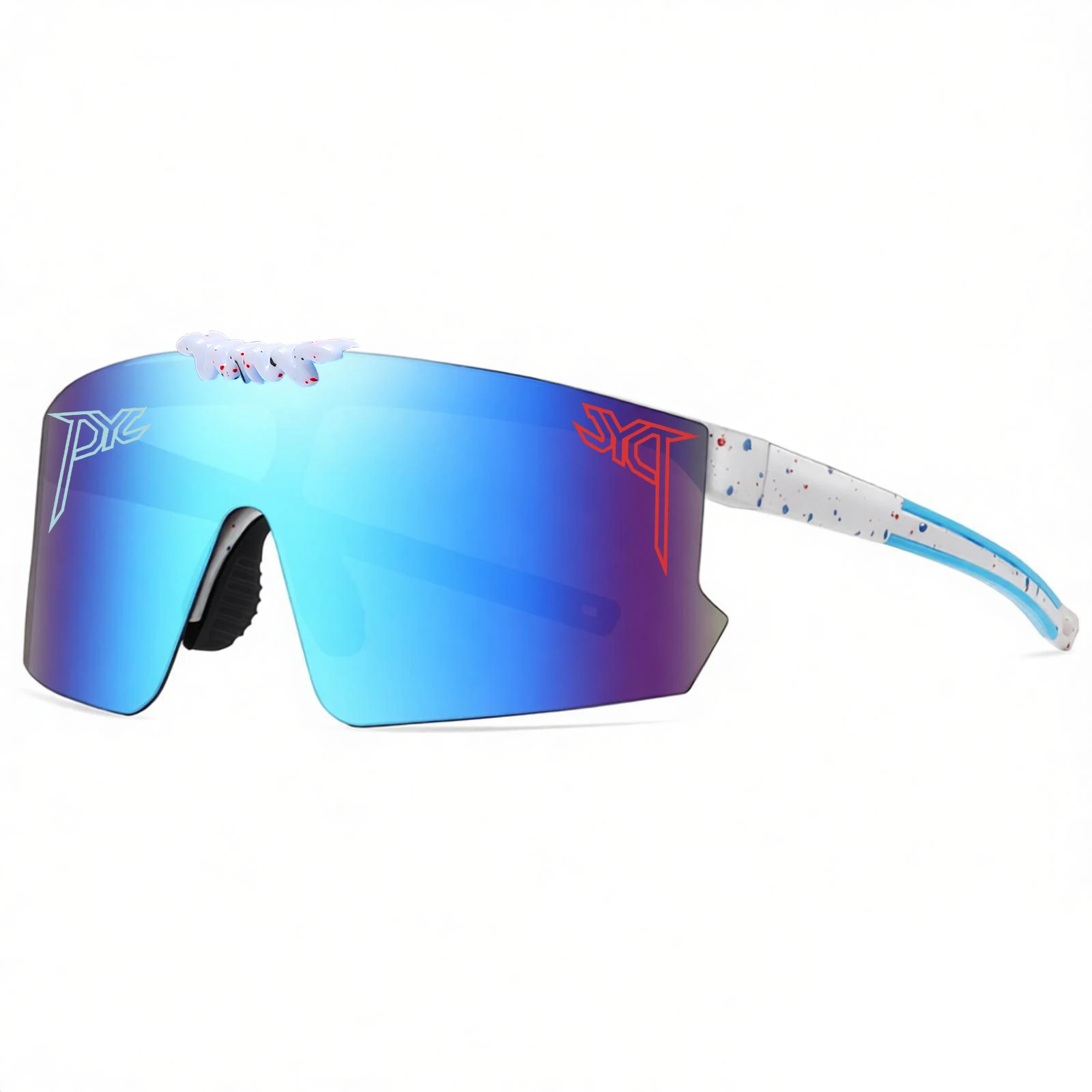 Flip-Up-Down-Brille für den Außenbereich, Radfahren, Baseball, Sonnenbrille, PITS OCTAL VIPERS TRABEC, für Herren und Damen, Sport-Sonnenbrille, Fahrradbrille