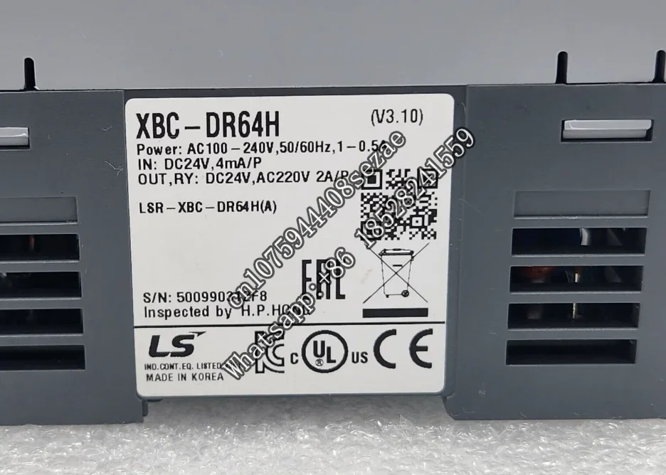 LS PLC TRANSDUCER XBC-DR64H وحدة تحكم قابلة للبرمجة