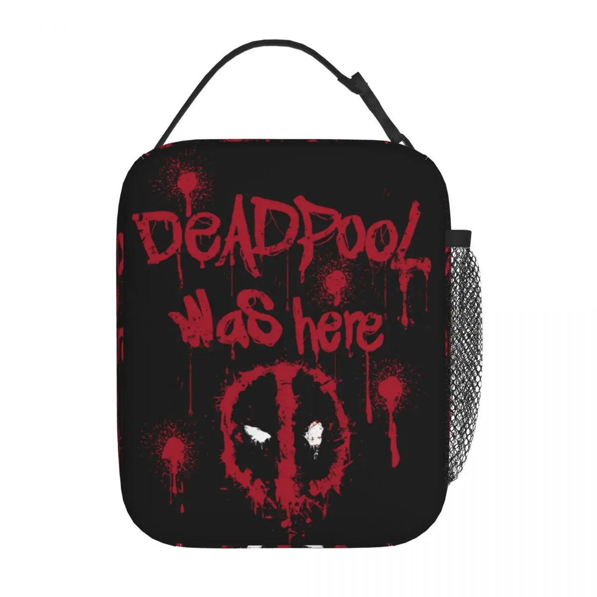 Deadpool Insulated Lunch Bags Thermal Lunch Container High Capacity Lunch Box Tote Girl Boy School Travel