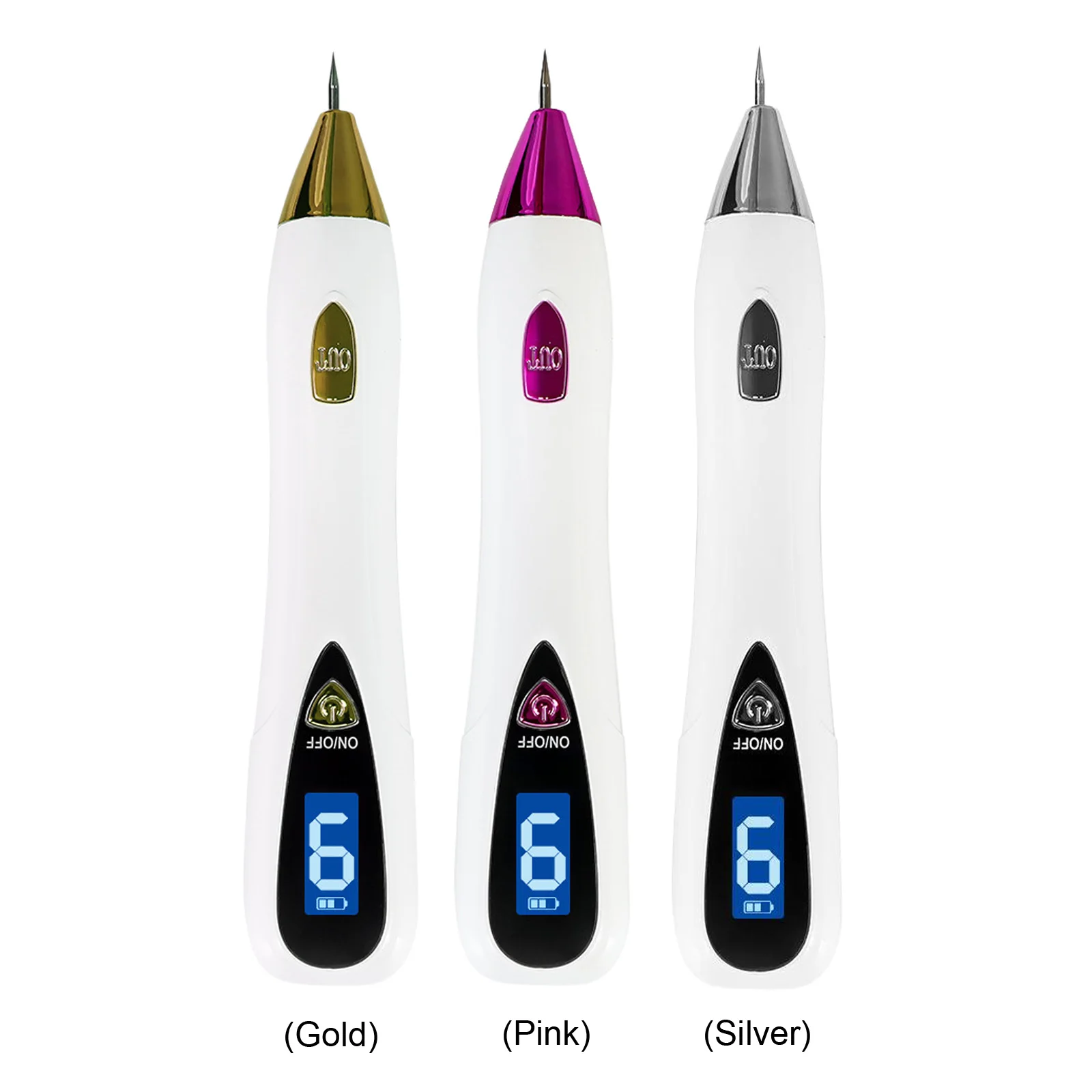 9 Levels Skin Tag Remover Pens with LED Display Painless Spot Remover Multi-Purpose Portable Plasma Pens for Face Body Beauty