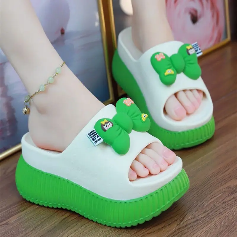 

Women Chunky Platform Sandals Casual Non-slip Slides Summer Wedge Slippers Woman Fashion EVA Outdoor Beach Slippers Flip Flops