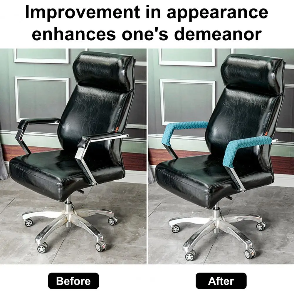 Environmentally Chair Accessories Jacquard Armrest Covers Universal Jacquard Stretchy Armrest Covers for Office for Comfort