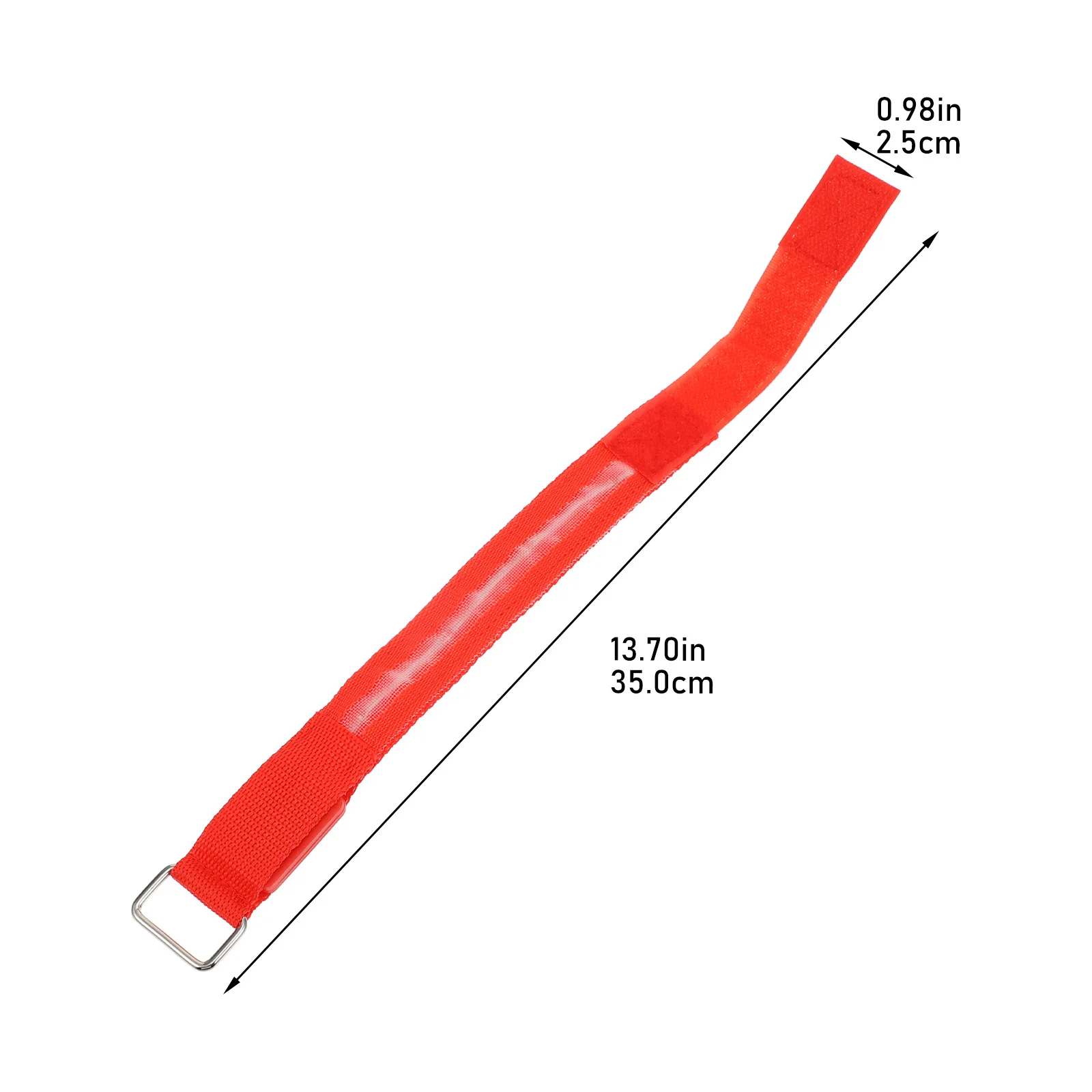 Brazalete LED rojo de nailon de alta calidad, ajustable, para correr de noche, luz de señal, pulsera de seguridad, cinturón de brazo brillante para deportes al aire libre, 1 Uds.