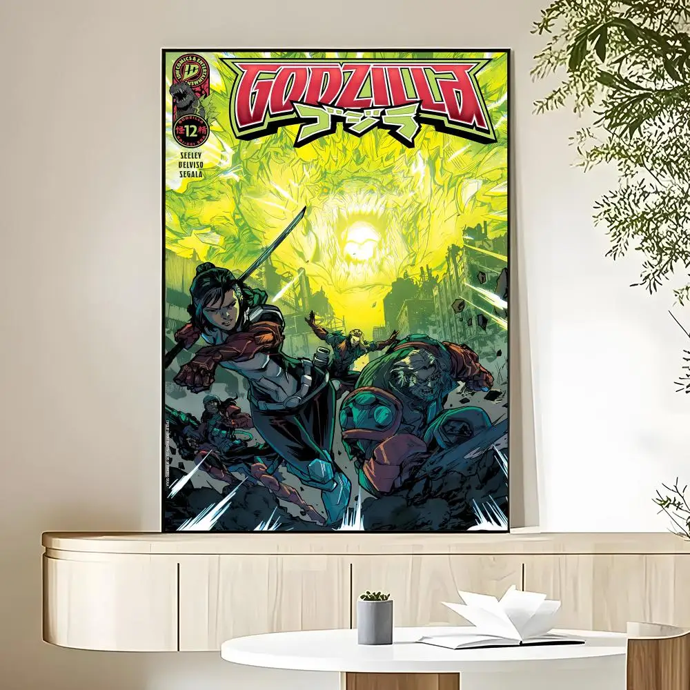 G-Godzillas Poster HD Art Sticky Wall Waterproof Home Living Room Bedroom Bar Aesthetic Decoration view 2