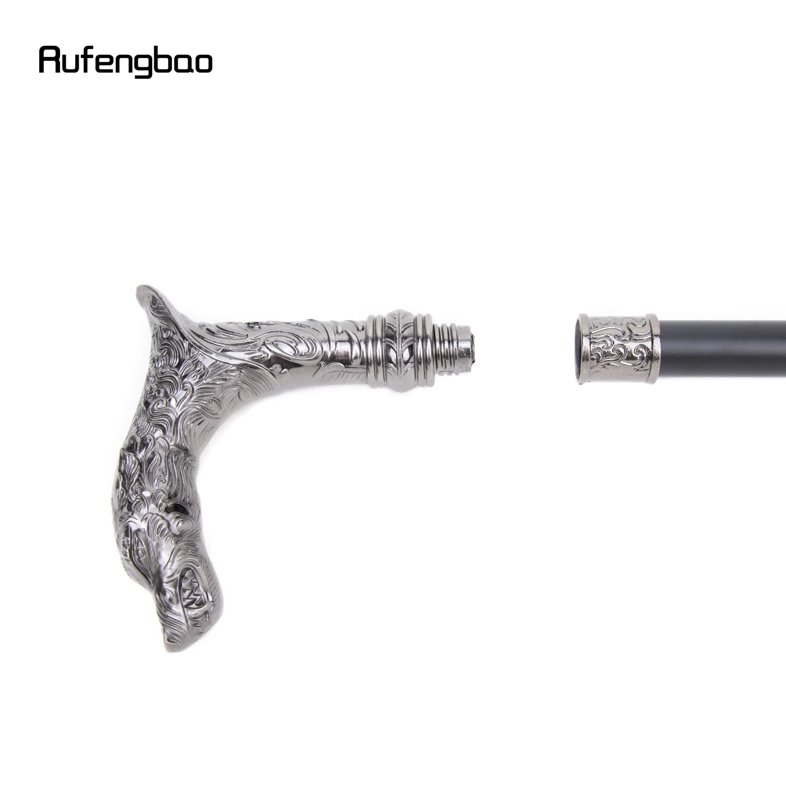 大きな歯のオオカミのファッションウォーキングスティック、ヴァンパイアコスチューム、装飾的なヴィンテージパーティー、ウォーキング杖、ハロウィーンのトリミング、93cm