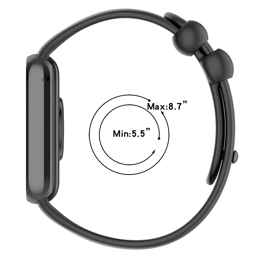Silicone Band for mi band 8 pro Strap smart watch accessories Official correa bracelet Replacement belt for Xiaomi mi band 8 pro