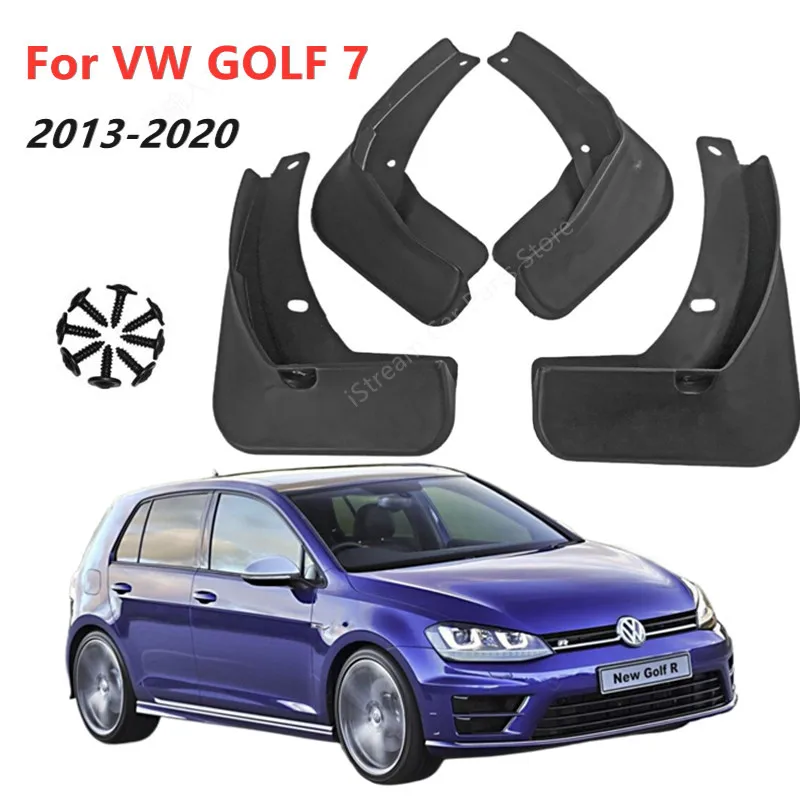 

Car Mudguards Splash Guards For Volkswagen VW Golf 7 Mk7 2013 2014 2015 2016 2017 2018 2019 2020 Front Rear Mud Flap