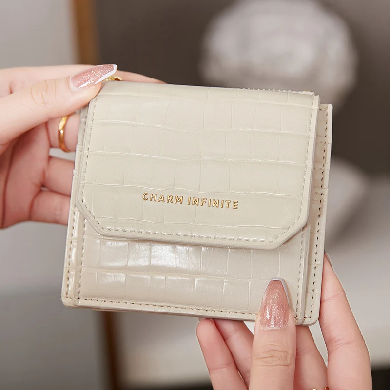 Multi-Functional Crocodile Print Card Bag for Women, Multi-Functional Zipper Purse, Coin Storage Bag, New Fashion, 2024