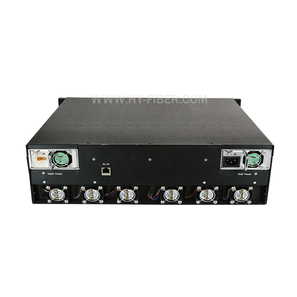 64 ウェイ光 EDFA CATV アンプ、3U 1550nm 高電源 YDFA