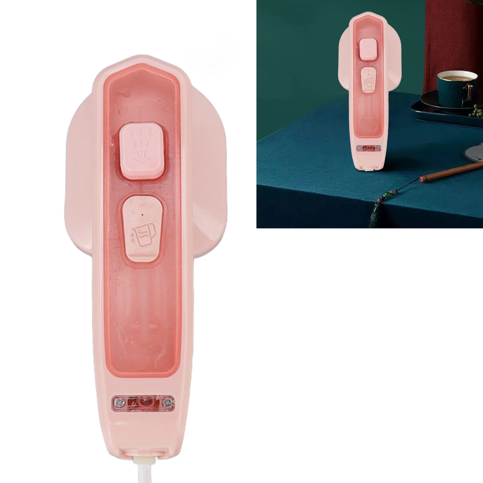 Micro Steam Iron Handheld Lightweight Portable Mini Steam Iron for Home Travel Dormitory