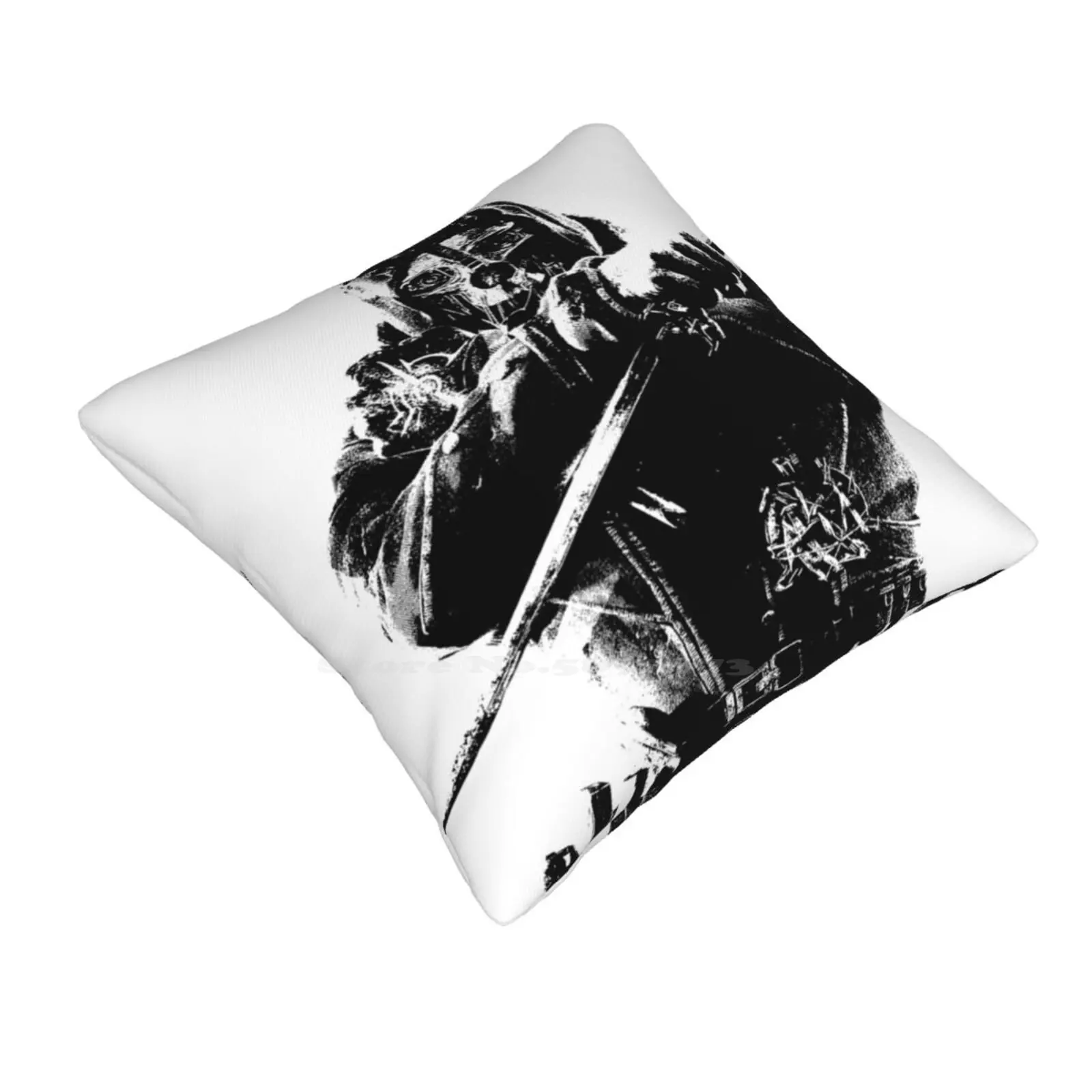 Weathered Corvo Dishonored Pillows Case Bedroom Home Decoration Weathered Corvo Dishonored 2 Bethesda Black White Two Grunge