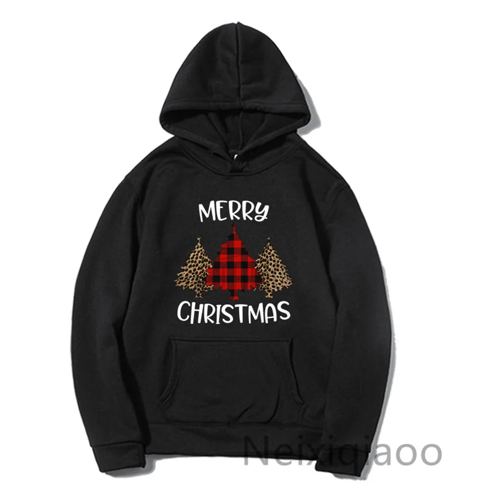 Plus Size Christmas tree Classy Women Men Sweatshirts Autumn Winter New in Pullover Shirt Ladies Streetwear Fashionable Pullover