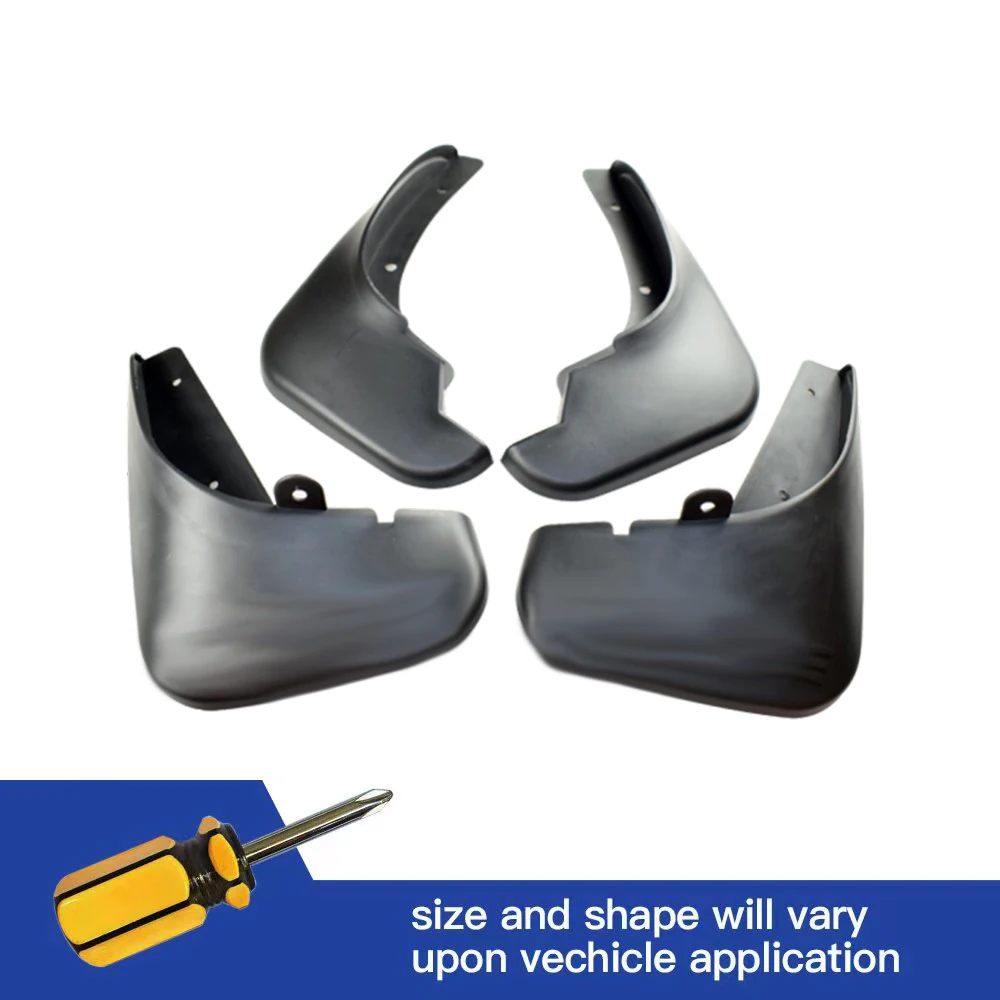 

4Pcs Front & Rear Mud Flaps Splash Guards Mudguards Black Fit For Buick Excelle 2008 2009 2010 2011 2012 2013 2014