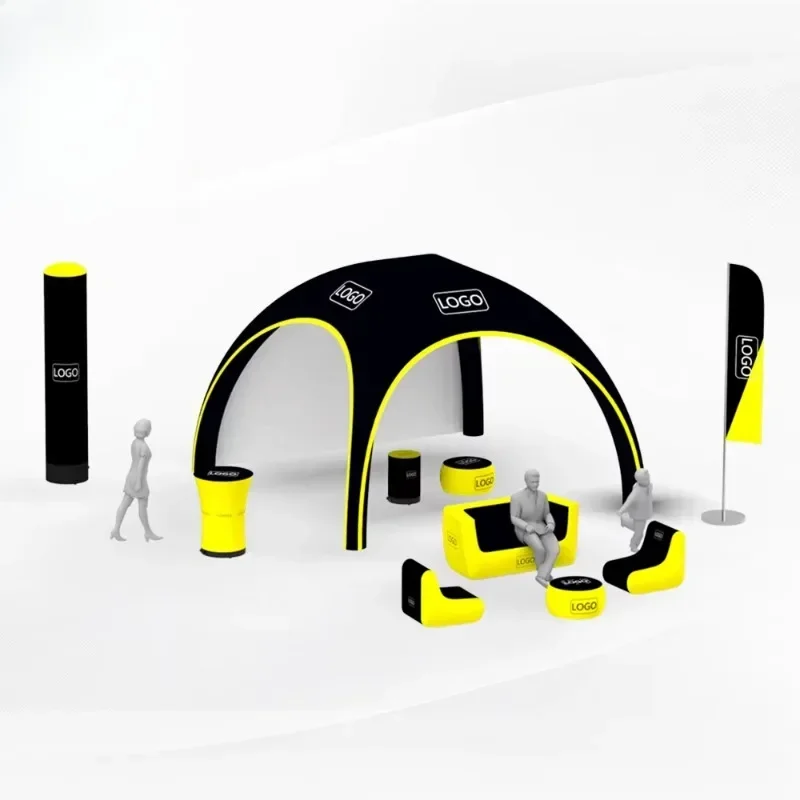 Waterproof Detachable   Logo Printed Canopy Tent 3x3 4x4 10x10 for Commercial Outdoor Event Patio