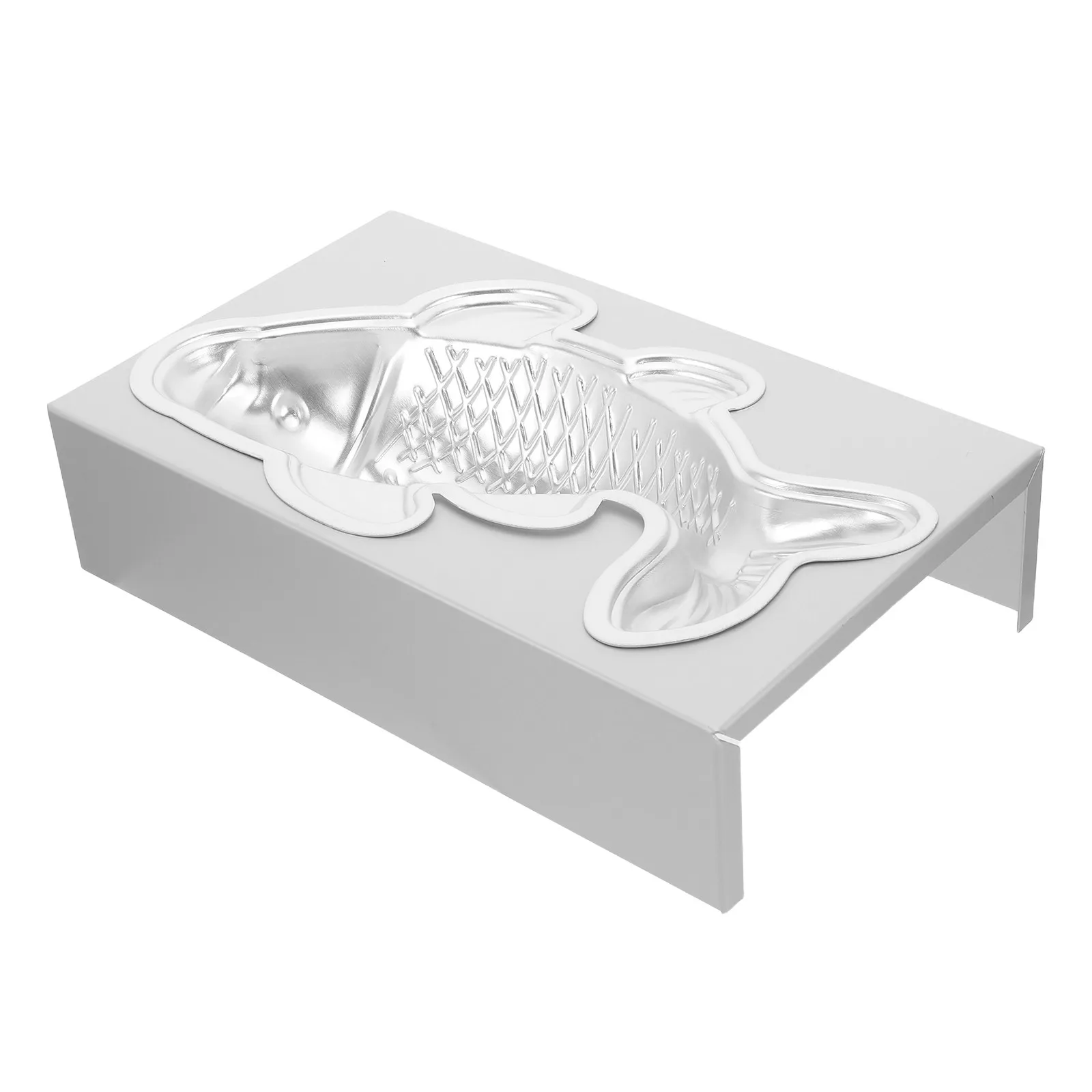 1Set Fish Shaped Nonstick Aluminum Mold Pan Creative 3D Carp Jelly Pudding Baking Mold Chocolate Mousse Cake Decorating Tool - view 3