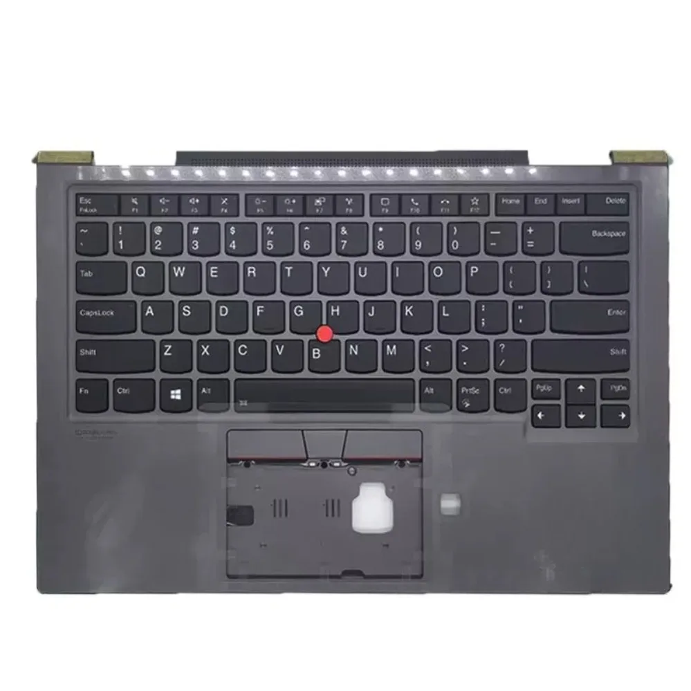For Lenovo ThinkPad X1 Yoga 2019 2020 Palmrest C Shell With Keyboard Assembly (002)