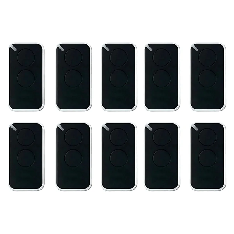 [lxya68z-]-kit-de-10-telecommandes-universelles-pour-porte-de-garage-nice-2-canaux-code-roulant-43392-mhz