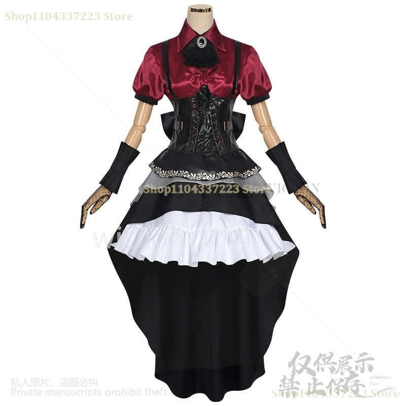 Anime Game BanG Dream! Cosplay Togawa Sakiko Costume Lolita Dress Wig For Girls It's MyGO!!!!! Gothic Style Woman Cos Customized