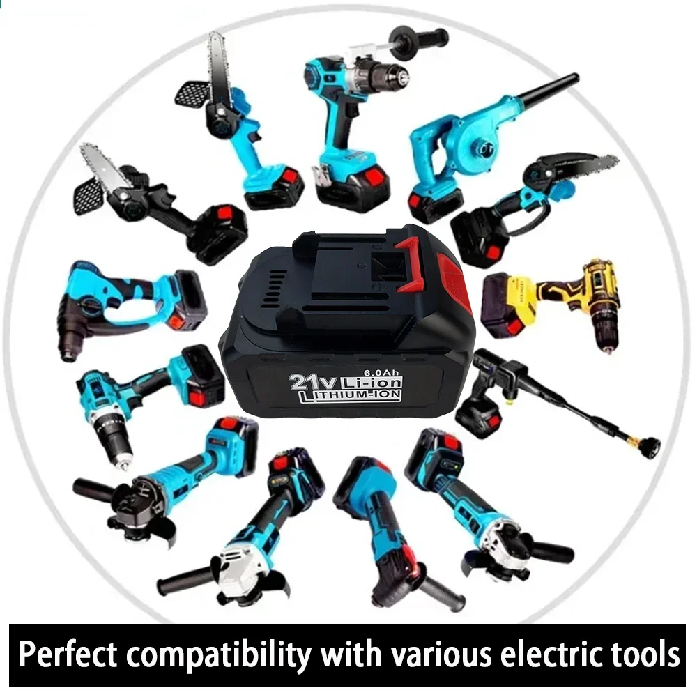 

21V 6.0A For Makita Cordless Electric Wrench Car impact wrench Lithium-ion 6000mAh Rechargeable Power tool Battery
