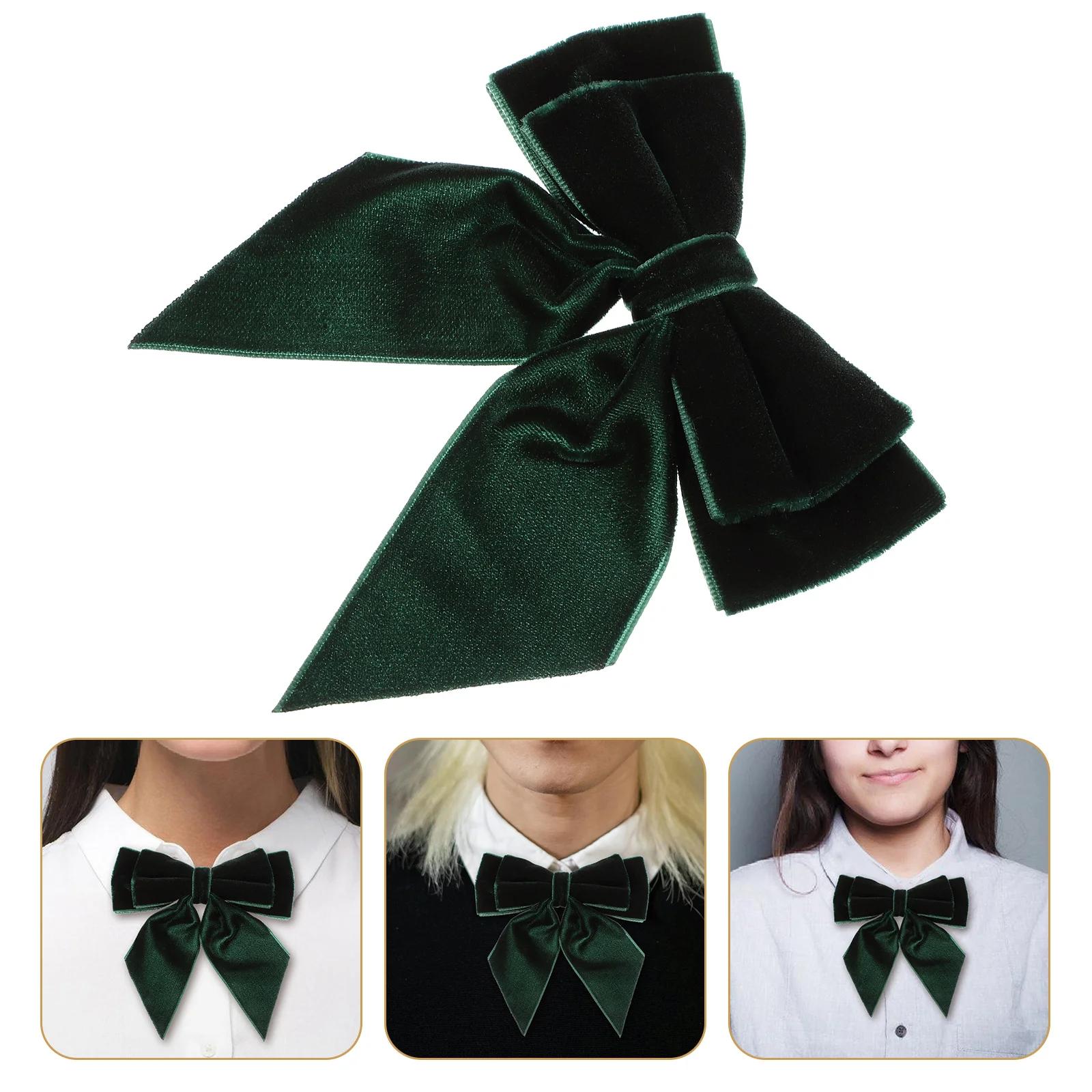 Bow Tie Clothes Brooch Pin Aesthetic for Women Bowtie Brooches Collar Fashion Large Bobby Pins Decorative