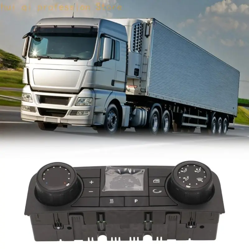 Kabinen-Bedienfeld für MAN TGX 2007–2017, LKW-Bedienfeldbaugruppe 81619906125 mit 2 Knöpfen, schwarzem Gehäuse und Einzeleinheit – Detail 5