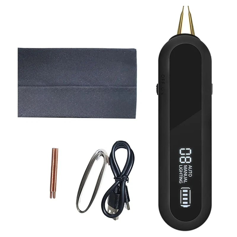 

Mini Handheld Spot Welding Machine with LED Lighting 12-Level Power Adjustable Portable Spot Welder Small Household Spot Welder