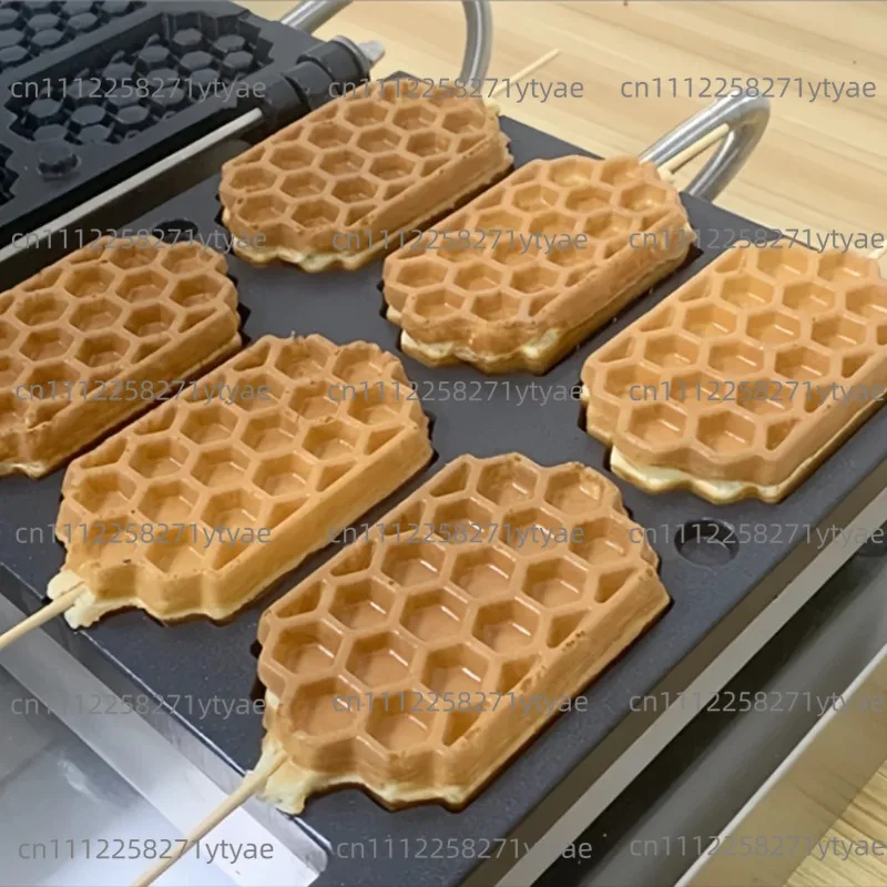 Commercial Electric Honeycomb Waffle Machine Non-stick Waffle Cake Maker Mini Honey Comb Shape Waffle Baker Machine