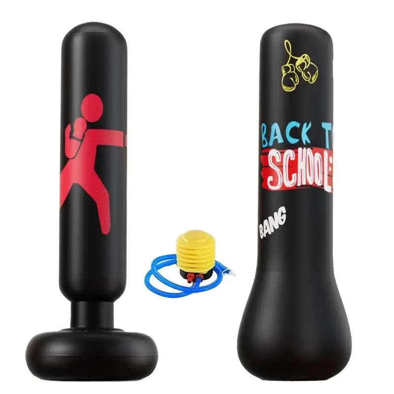 

Inflatable Bopper Kids Punching Bag with Bounce-Back Action Inflatable Punching Bag for Kids Presents Inflatable Toys for Kids