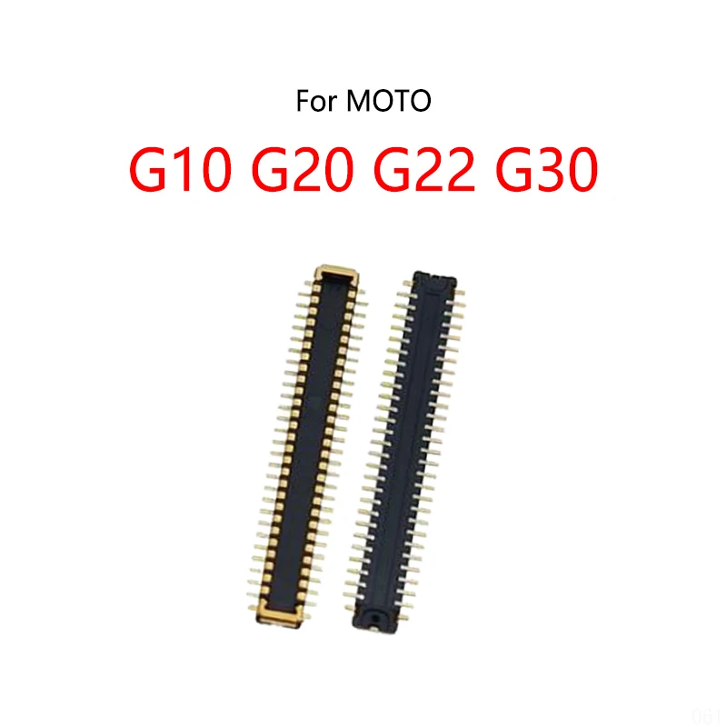 10PCS For Motorola Moto G10 XT2127 G20 XT2128 G30 XT2129 G22 E20 LCD Display Screen FPC Connector Port On Mainboard / Flex Cable