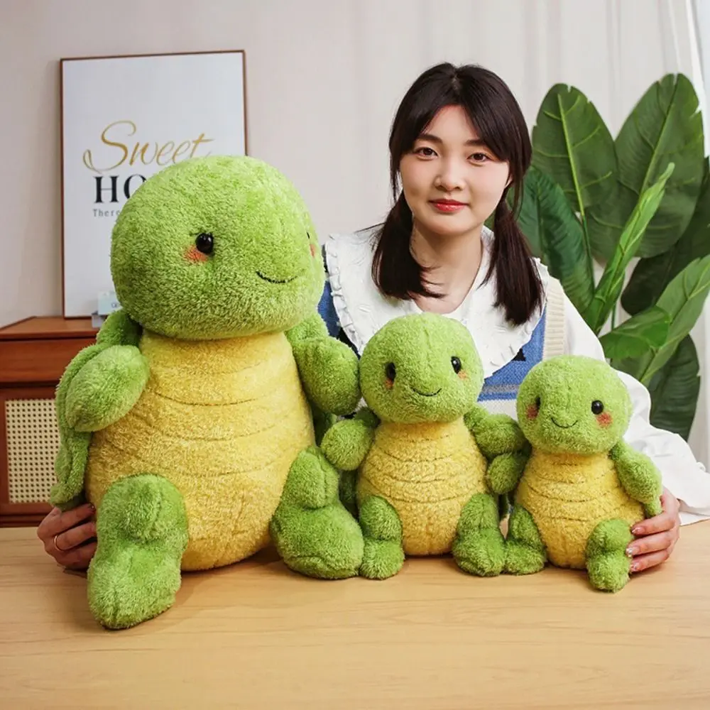 

Marine Animal Simulated Tortoise Fluffy Collection Sea Turtle Stuffed Cartoon Soft Animal Sea Turtle Pillow Car Decor
