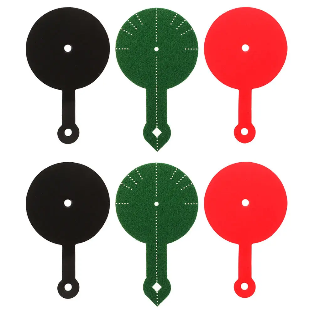 

6Pcs Billiard Aim Aid Practice Mats Pool Table Aiming Training Pads Portable Cotton Fabric Billiard Aim Trainer Tool for Daily