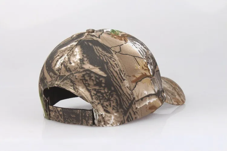 Mens Camouflage Military Adjustable Hat Camo Hunting Fishing Army Baseball Cap UV Protection Sun Hats Quick Drying