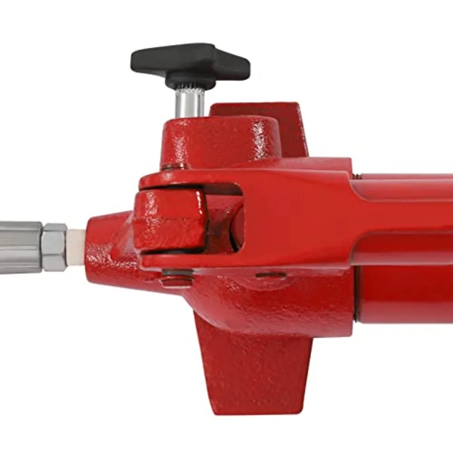 Kit d'alimentation Porta de 12 tonnes, 14 pièces, Kit de réparation de cadre de carrosserie automobile avec poignée de 22 pouces et boîte de rangement pour travaux automobiles